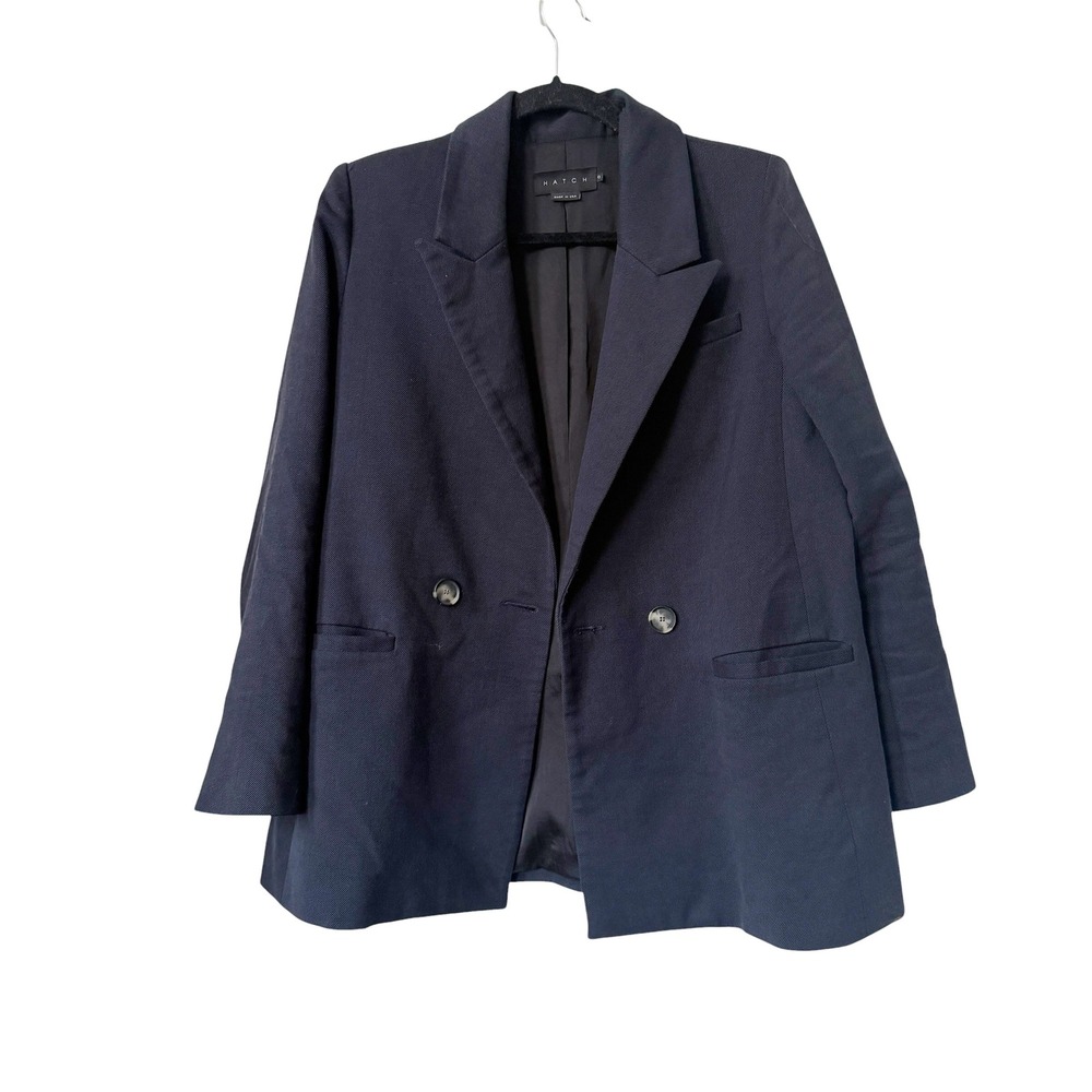 HATCH The Soft Tailored Twill BlazerBlue